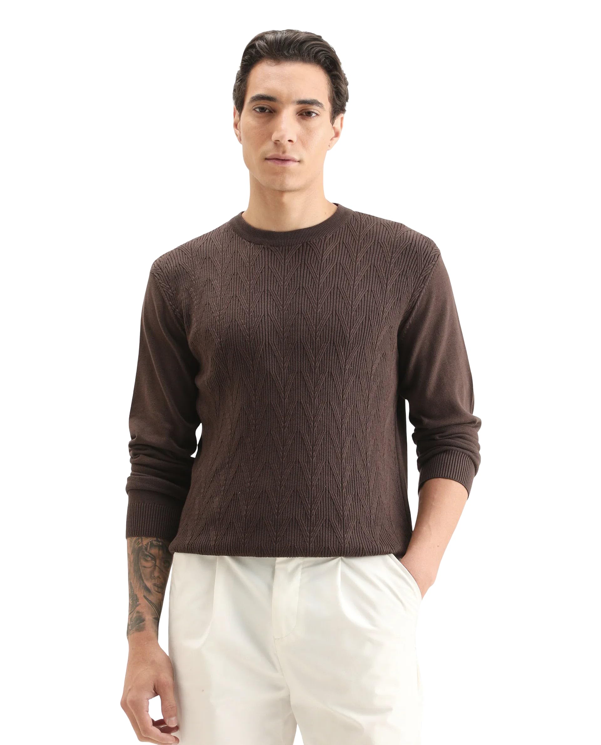 rare rabbit Regular fit Plain Sweater-picture-31