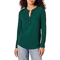 Amazon Essentials Camicetta in Tessuto a Maniche Lunghe Donna