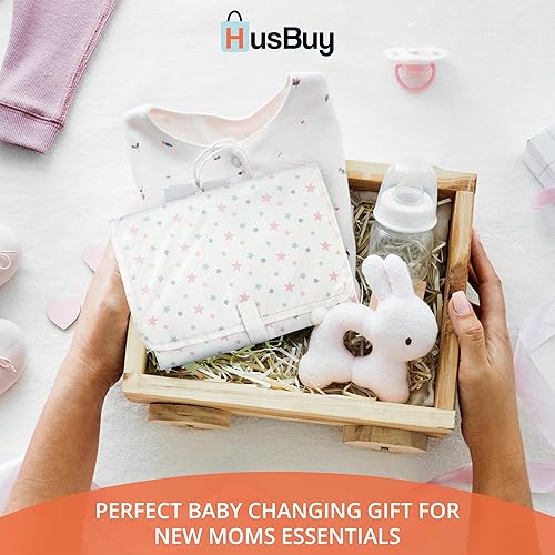 Miniatura 6 de Cambiador portátil para bebé, cambiador de viaje para mamá y papá, ideal para regalar como regalo de bienvenida de recién nacido