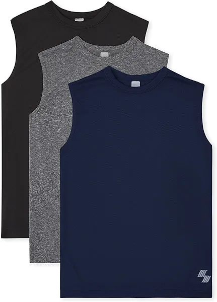 The Children'S Place Boys Athletic Tank Top, Quick Dry, 3 Pack