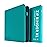 Vault X 12 XL Pocket Trading Card Zip Binder - 624 cards, Premium Exo-Tec Album Material, 26 Side-Loading Pages, Folder for Collectible Card Games, Sports, TCG (Teal)