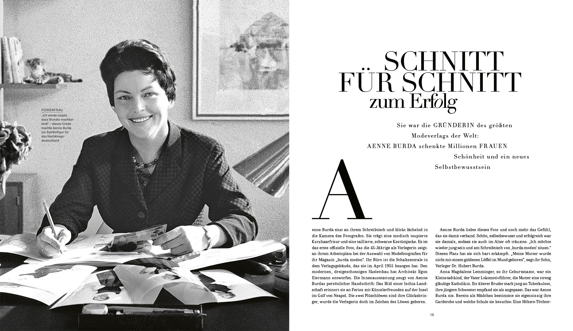 Burda: Ein Modemagazin erobert die Welt: Von der Gründung durch Aenne Burda bis hin zur Jahrhundertwende: ein Blick hinter die Kulissen mit den schönsten Schnitten zum Nachnähen