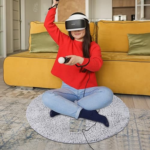 Miniatura 7 de VR MAT - Alfombrilla de juegos de realidad virtual Antideslizante y cómoda alfombrilla de pelo largo para orientación de posición Alfombrillas de