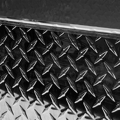 Miniatura 8 de GTW Kit de caja de carga de aluminio para carrito de golf EZGO TXT (95-Up)  Placa de diamante  Incluye caja de carga y soportes de montaje