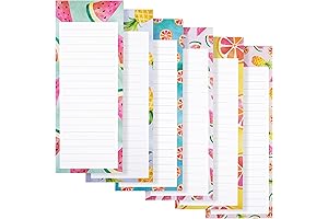 Magnetic Note Pads with Charming Fruit Designs for Effortless To-Do Tracking