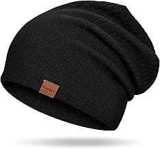 Beanie Hat Men Women Lightweight Thin Soft Breathable Chemo Hat, Elastic & Windproof Slouch Beanie for Autumn, Winter and Spring