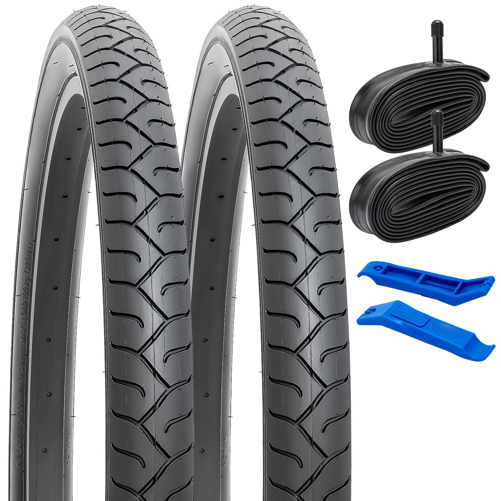 YunSCM 2本セット,26 2.125 タイヤ,26x2.125 57-559 自転車タイヤ + チューブ 米式バルブ32mm+タイヤレバー,適用 26インチ 2.125 マウンテンバイク,Y-1077 Amazon | YunSCM 2本セット,26 2.125 タイヤ,26x2.125 57-559 自転車