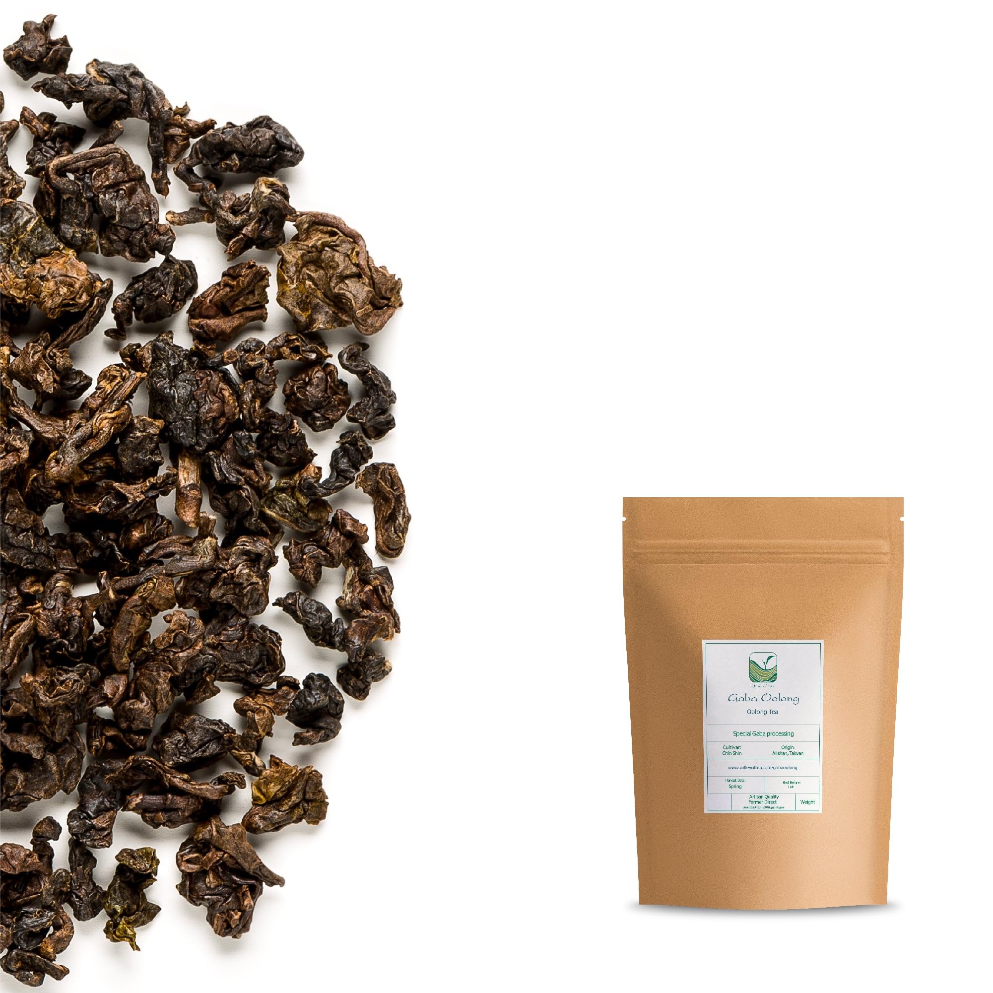 Thé Oolong GABA de Taïwan - Wu Long Floral de Haute Montagne | aux arômes fruités et onctueux pour une dégustation raffinée