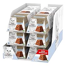 GOURMET Revelations Cibo Umido per Gatti Adulti Bocconcini in Gelée con Pesce Bianco, 24 Confezioni da 57g