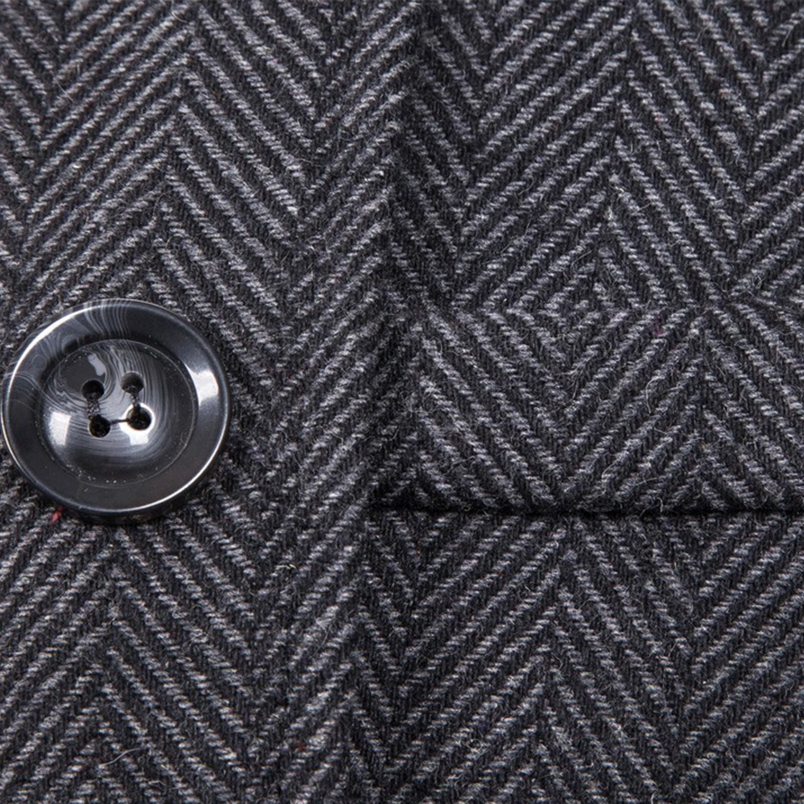 Cappotto Elegante Invernale Uomo Cappotto a Vento Uomo in Due Pezzi Falsi Slim Tinta Unita Cappotto di Media Lunghezza con Bottoni Collo alto a Maniche Lunghe Tasche Cappotto Sottile alla Moda Casual