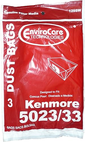 Miniatura 3 de EnviroCare Bolsas de repuesto prémium para aspiradora diseñadas para adaptarse a recipientes Kenmore 50235033, paquete de 6