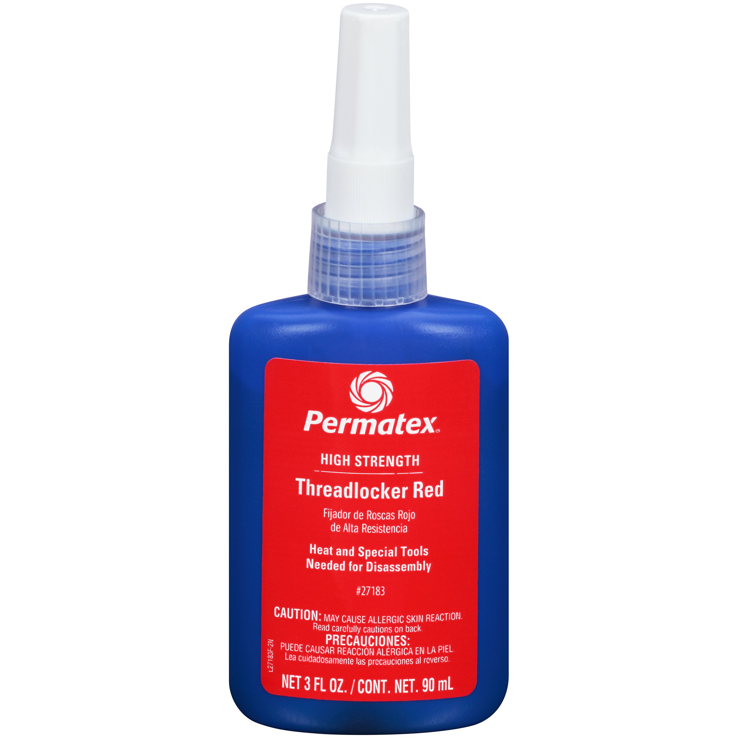 Permatex27183 High Strength Threadlocker Red, 90 ml