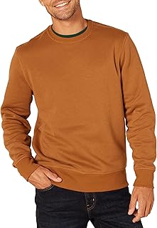 Amazon Essentials Men's Fleece Crew Neck Sweatshirt (Available in Big & Tall)