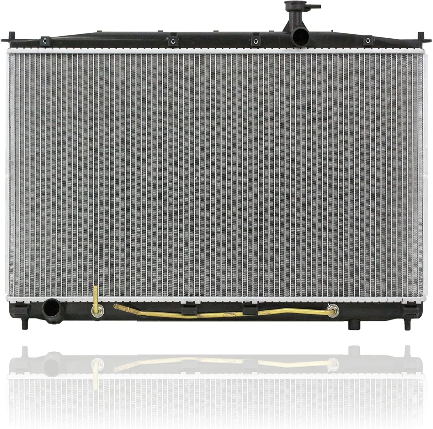 Radiator - Pacific Best Inc. Compatible/Replacement for 2897 07-09 Hyundai Santa Fe 3.3L - Plastic Tank, Aluminum Core