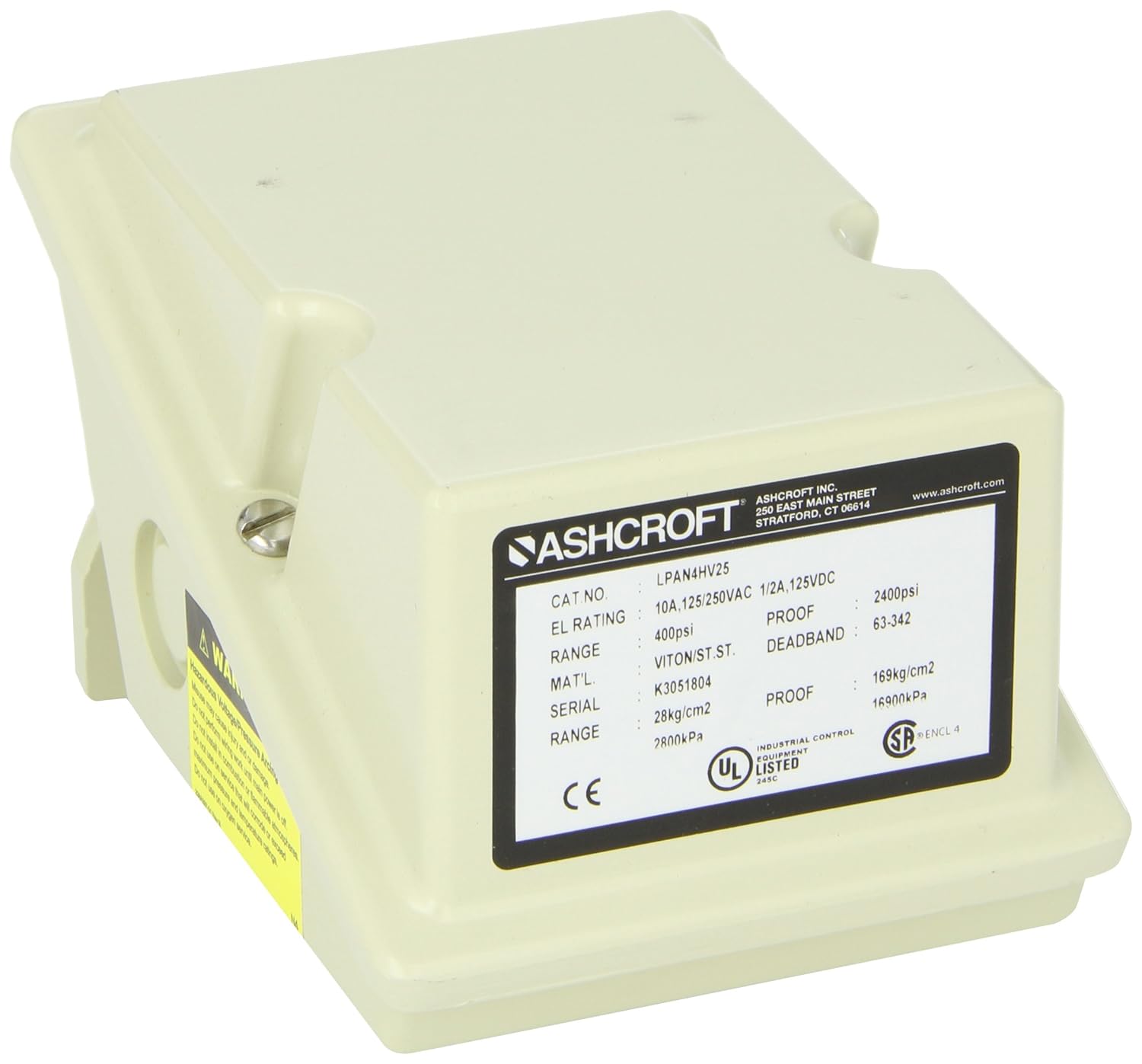 Ashcroft Series L Epoxy Coated Die Cast Aluminum General Purpose