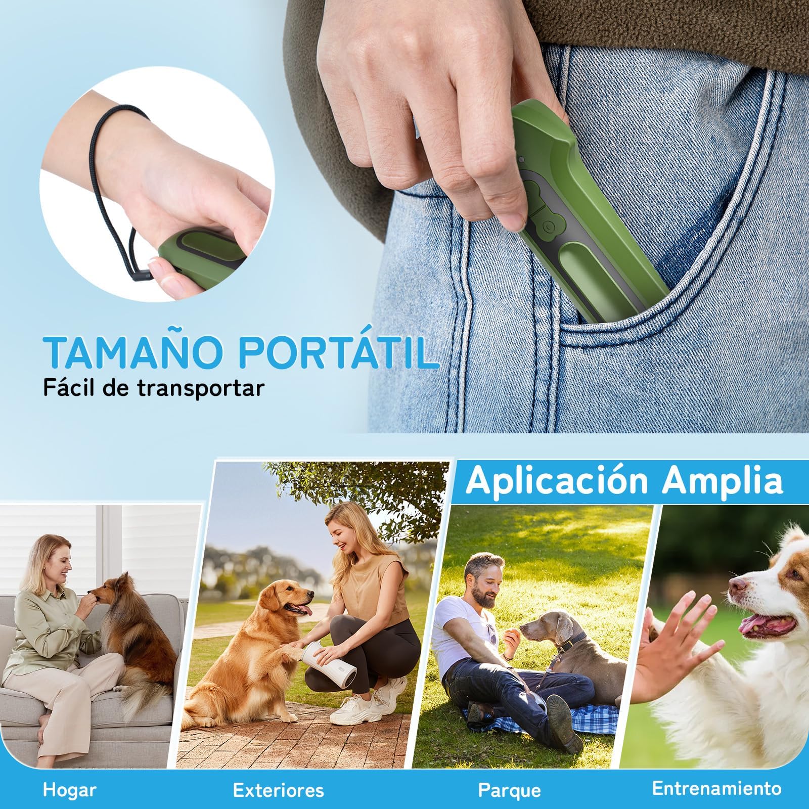 Ahuyentador de Perros, Antiladridos para Perros Ultrasónicos