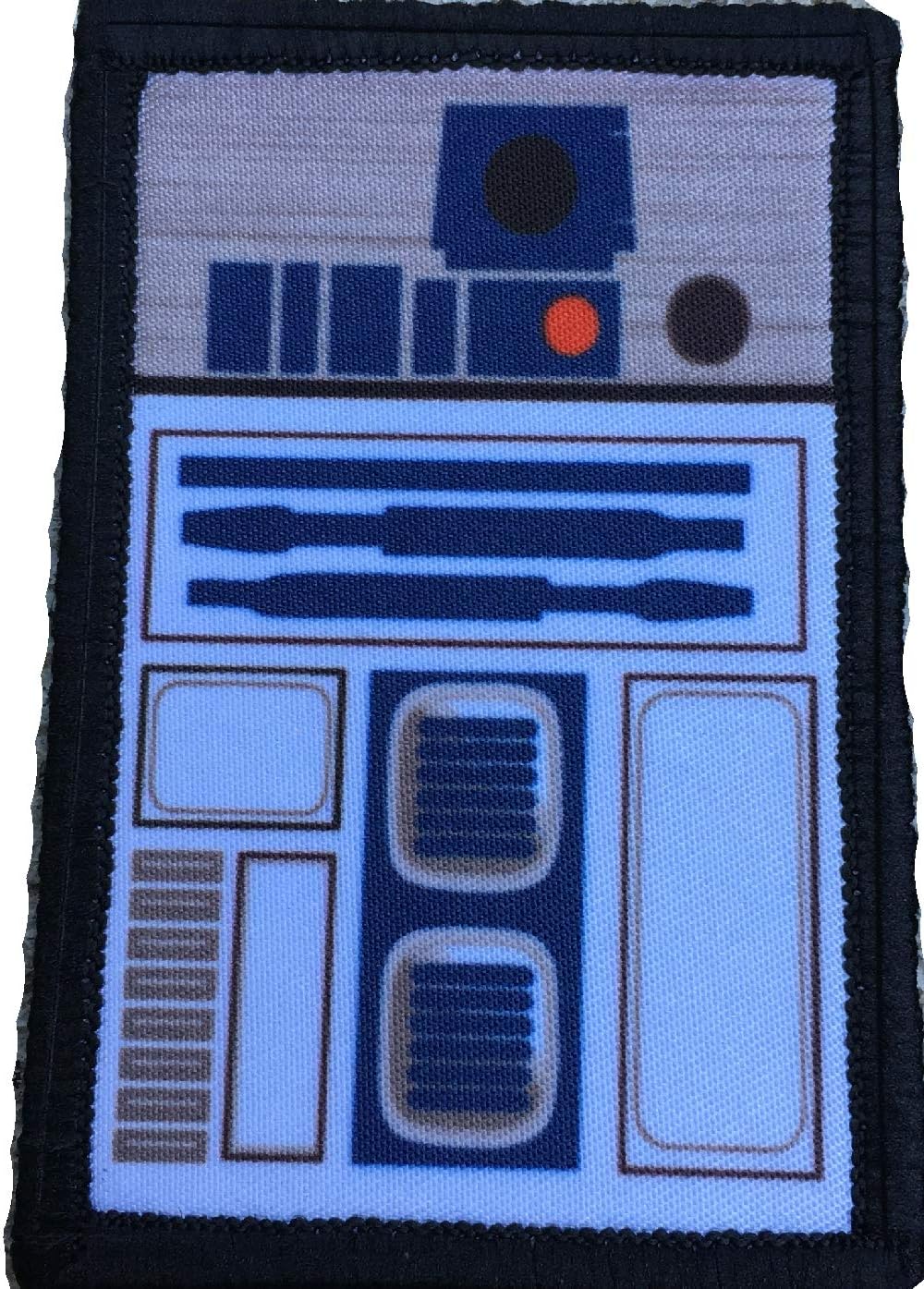 2x3" R2D2 Morale Patch Funny Tactical Military Hook and