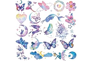 Temporary Glitter Tattoos: Radiant Designs for Girls and Women
