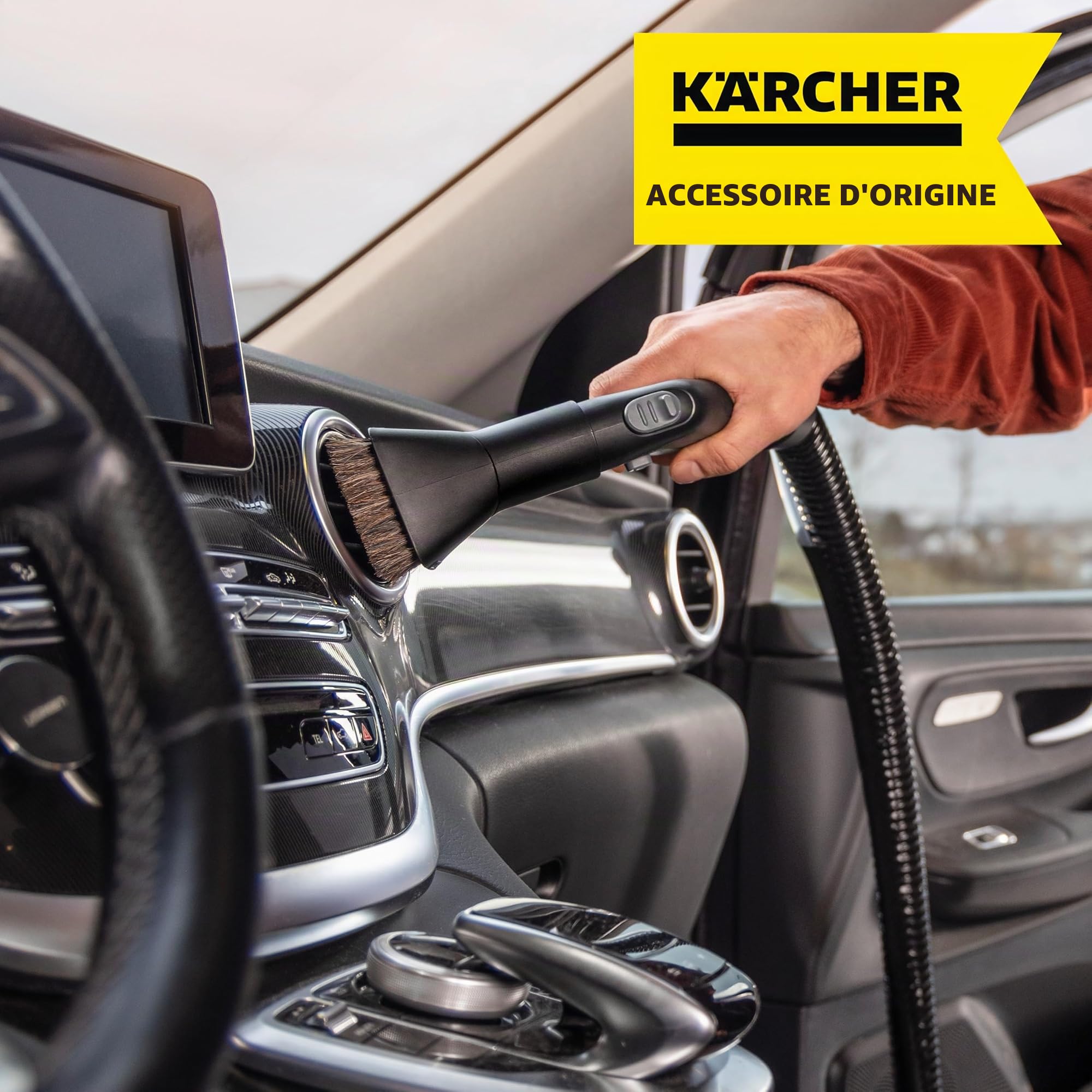 Karcher Kärcher 2.863-221.0 - Accessoires pour Aspirateur Multifonction(Brosse, Kärcher, WD 2 WD 3, Noir)