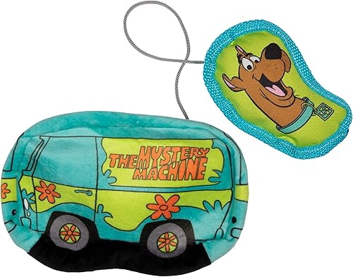 Scooby-Doo for Pets Mystery Machine - Juguete de tela para perros de madriguera Juguetes para perros de escondite para todos los perros, juguete