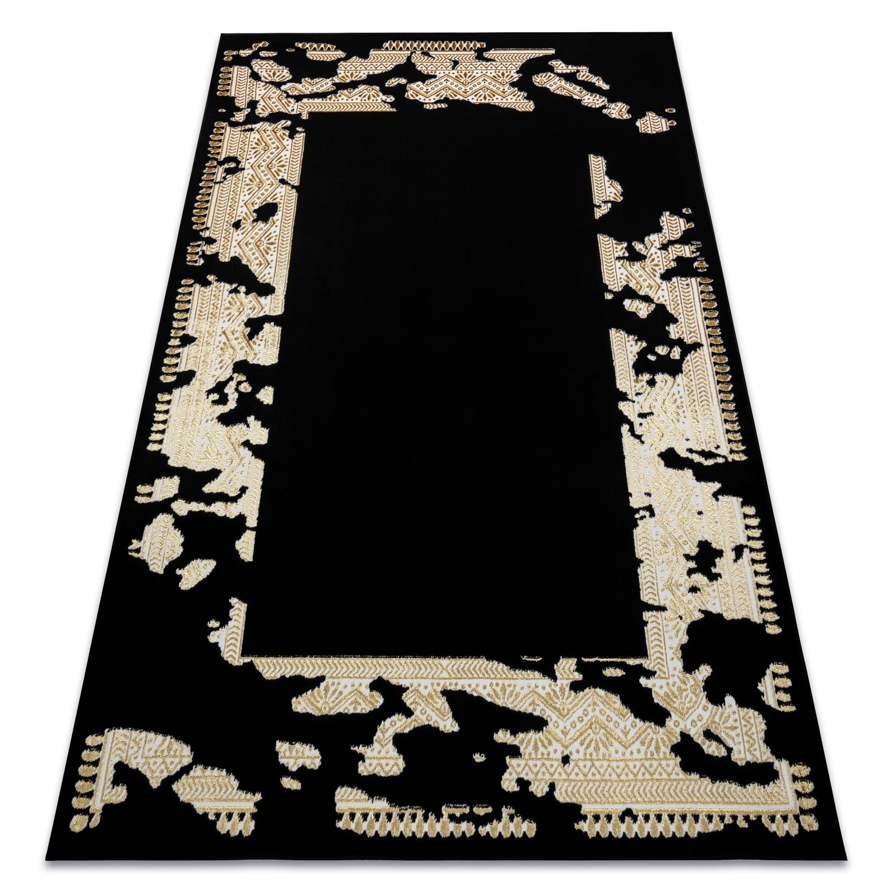 Tapis Allure 1965 noir et or rugsx 240x330 cm pour grand salon