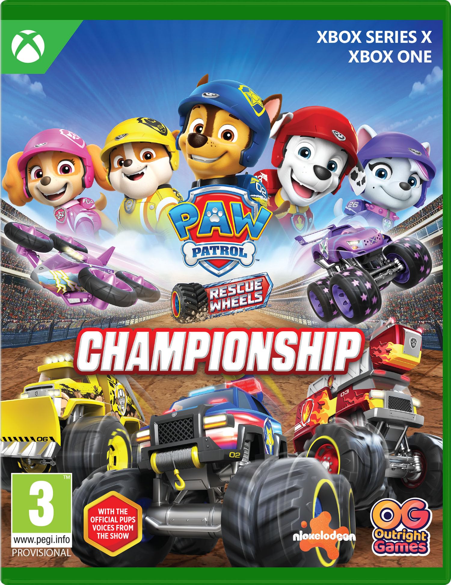 PAW Patrol Rescue Wheels: Championship Xbox Series X BRAND NEW AND SEALED