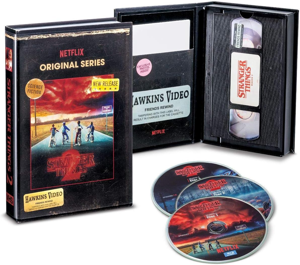 Stranger Things Season 2 (Blu-Ray + DVD) Exclusive VHS Retro Packaging Collector's Edition