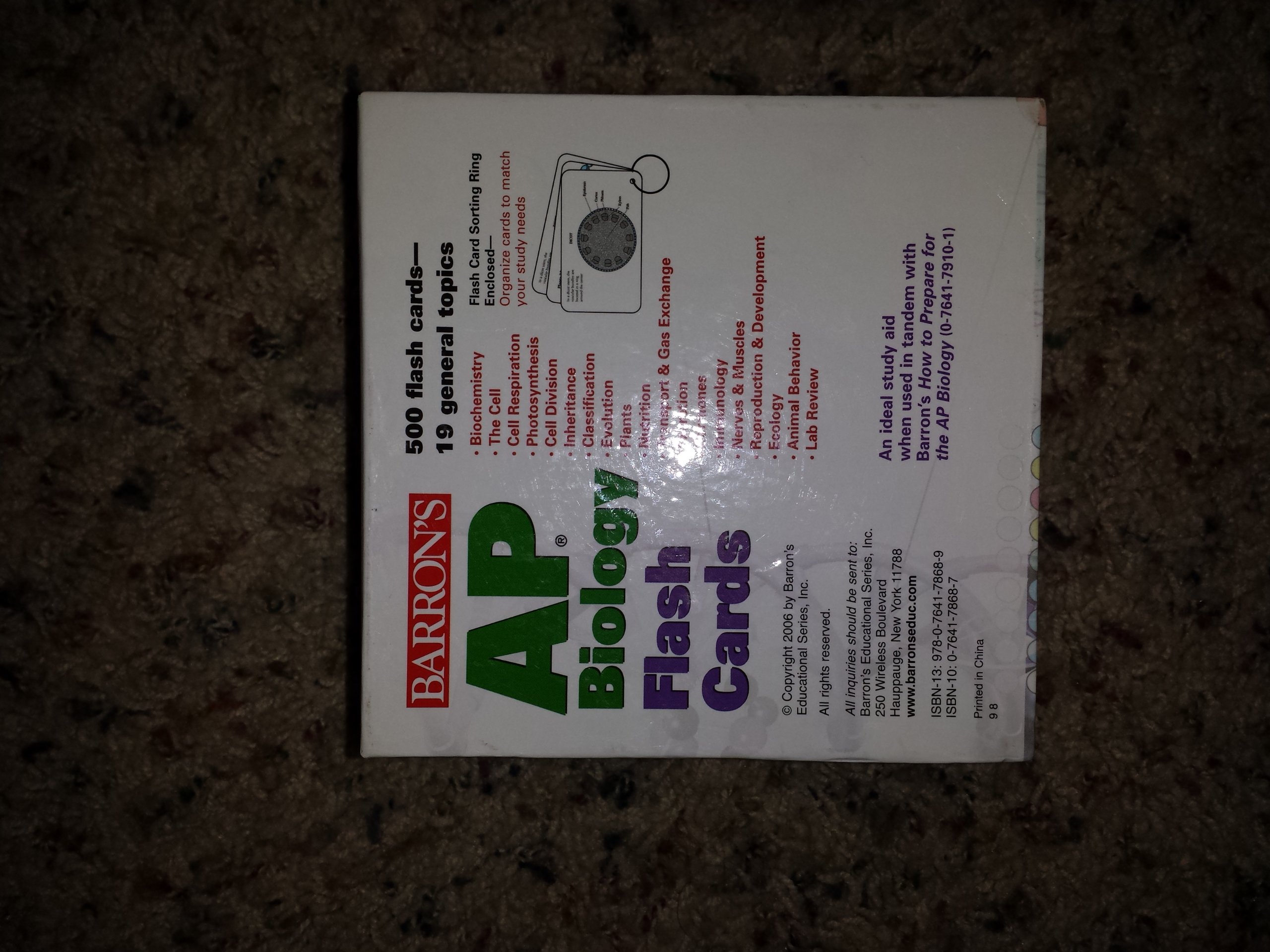 AP Biology Flash Cards - Image 2