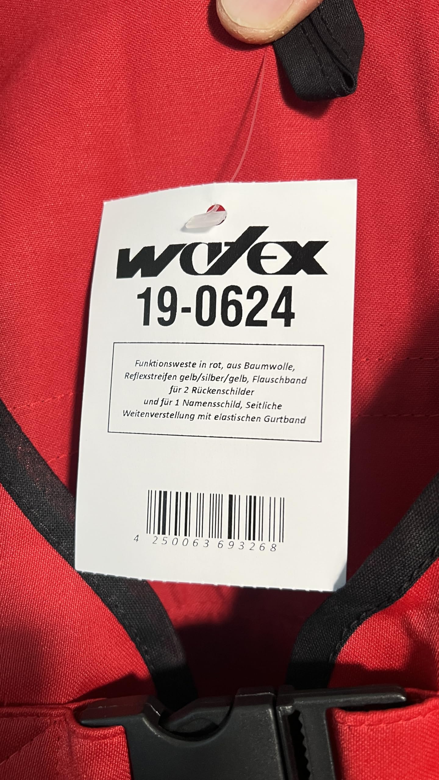Generisch Watex Funktionsweste rot