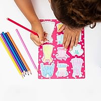 Vista 3 de Educational Insights PaperCraft Sweet Boutique, muñecas de papel, juguete boutique de moda, a partir de 3 años