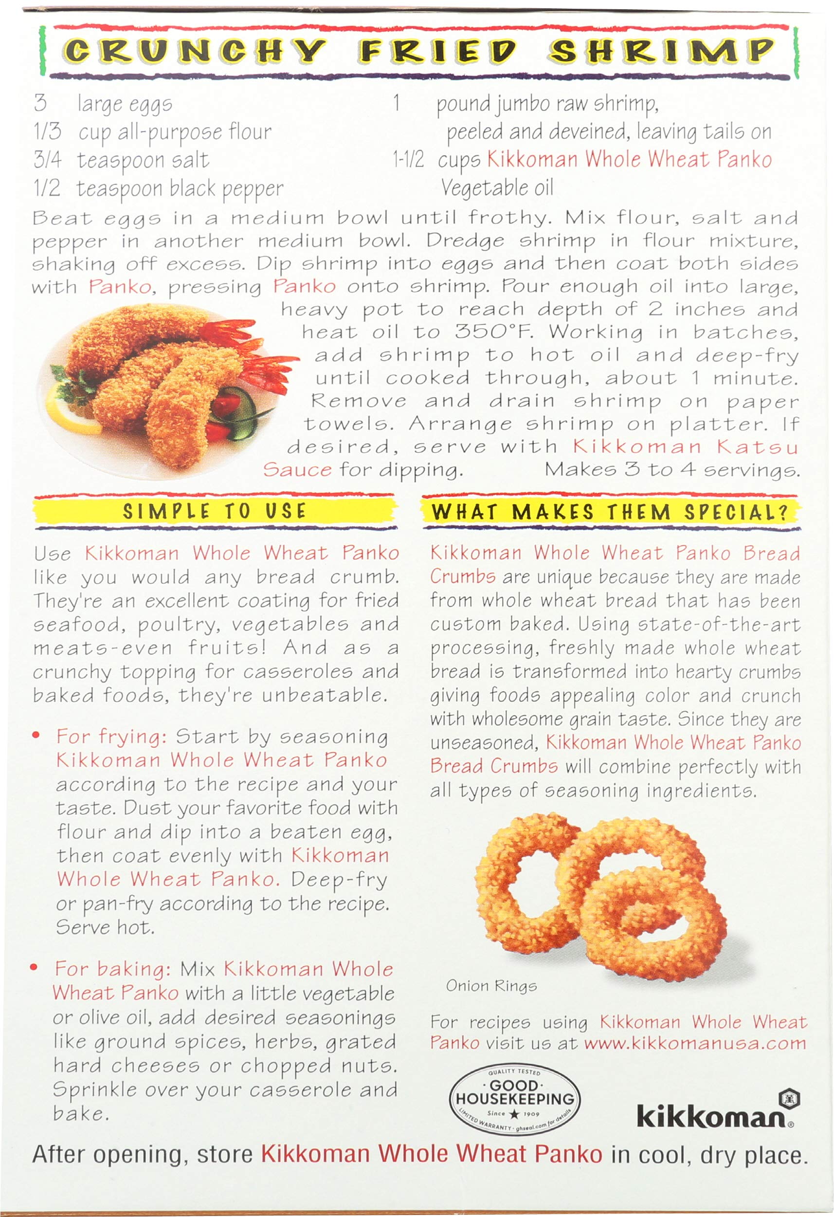 Japanese Style Whole Wheat Panko Bread Crumbs 8 Ounce