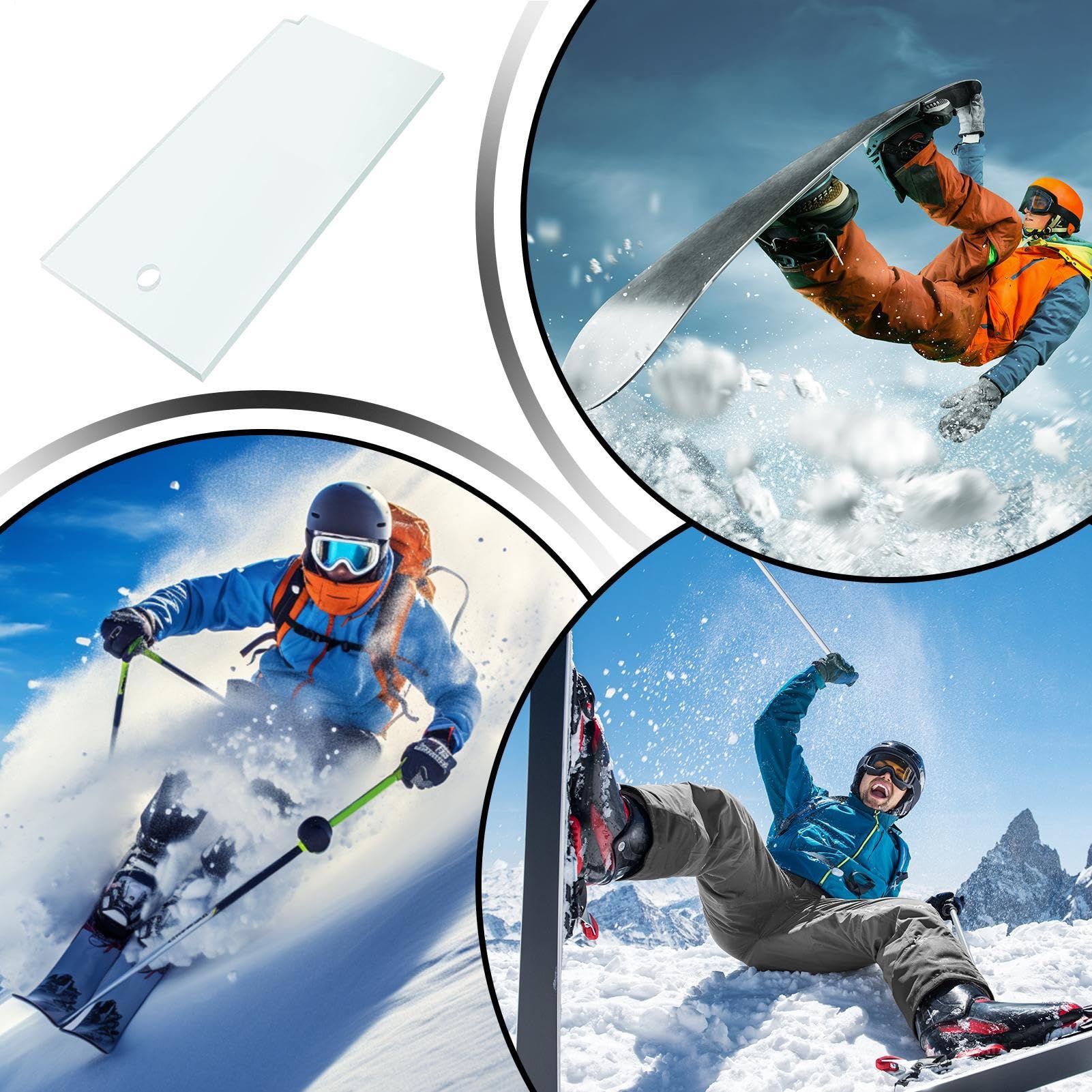 Nettoyant pour base de ski - Instrument de lissage durable pour snowboard et ski, outil d'élimination de la anti-courbure, kit d'entretien pour l'entraînement hivernal | Soutien à la performance