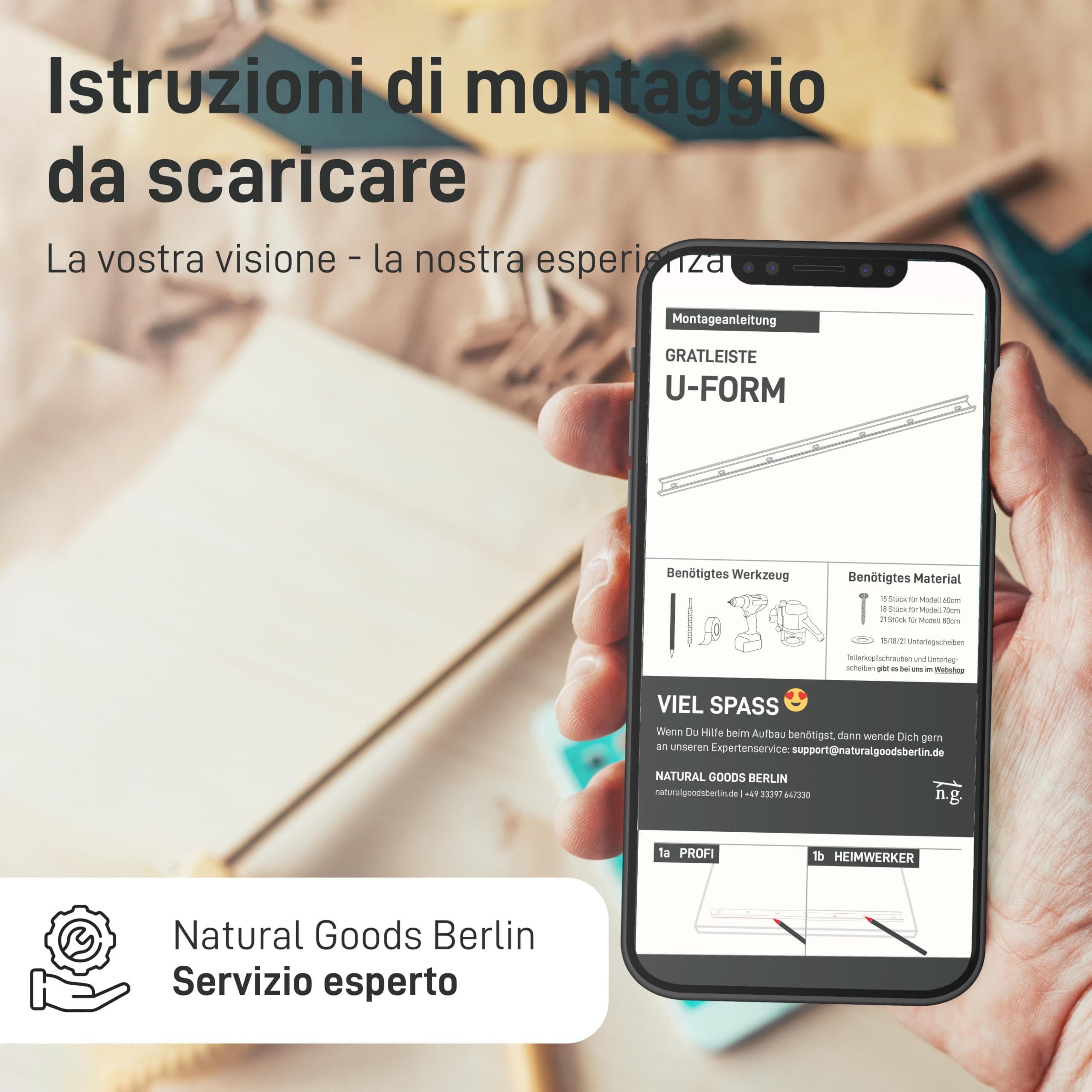 3 strisce a forma di U per tavoli, accessori da tavolo, supporto per profilo, profilo di rinforzo, profilo a U, traverso, profilo a scanalatura (lunghezza 60 cm, set da 3)