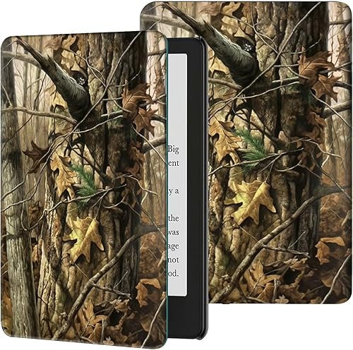 Vista 190 de Funda para Kindle de 6 pulgadas (11.ª generación, versión 2024/2022) delgada de piel sintética, ajustable, multiángulo, Smart Shell con función