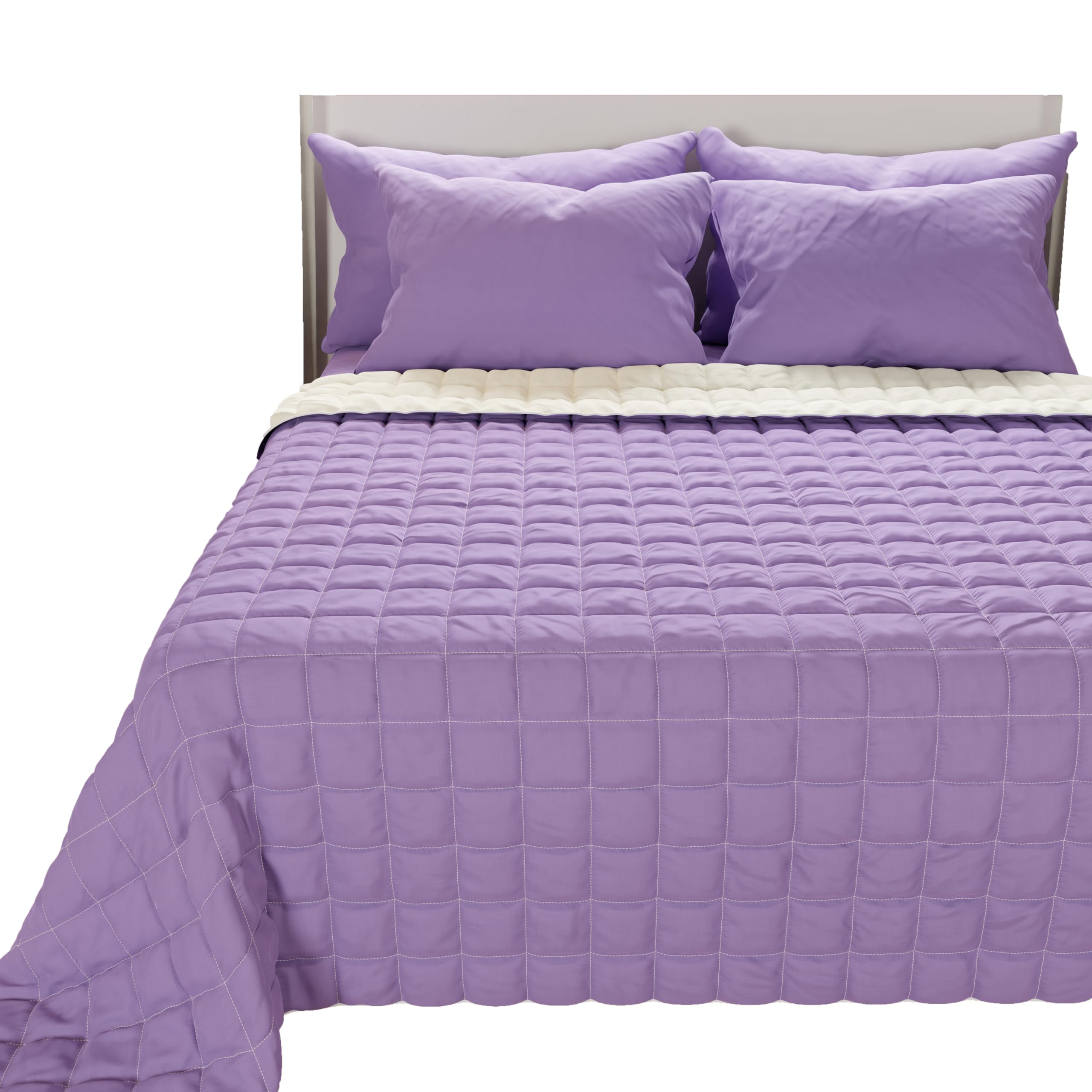 PETTI Artigiani Italiani Summer Bedspread, Soft Bed Cover, Microfiber, 100% Made in Italy, Pink/Fuchsia, King (240x260 cm)