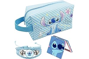 Stitch Stuff Travel Cosmetic Bag Set with Mirror