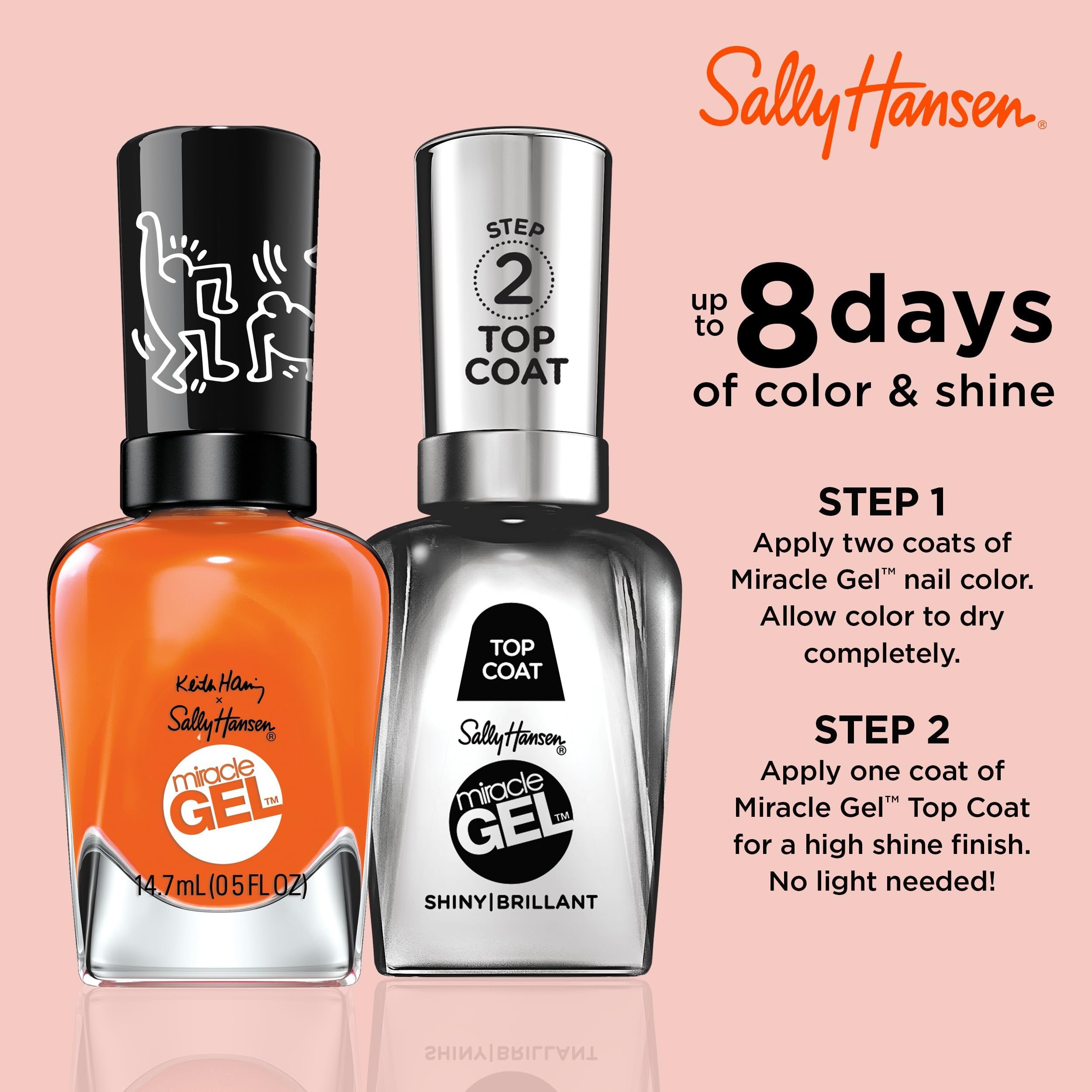 Amazon.com : Sally Hansen Miracle Gel Keith Haring Salon Quality
