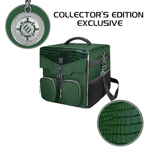 Miniatura 36 de ENHANCE Bolsa de hombro para juego de mesa, almacenamiento reforzado para juegos de mesa con correa acolchada para el hombro y bolsillos de Negro