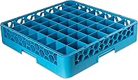 Vista 24 de Carlisle FoodService Products RG3614 OptiClean - Estante de vidrio con 36 compartimentos, compartimentos de 2.94 pulgadas, color azul (paquete de 6)