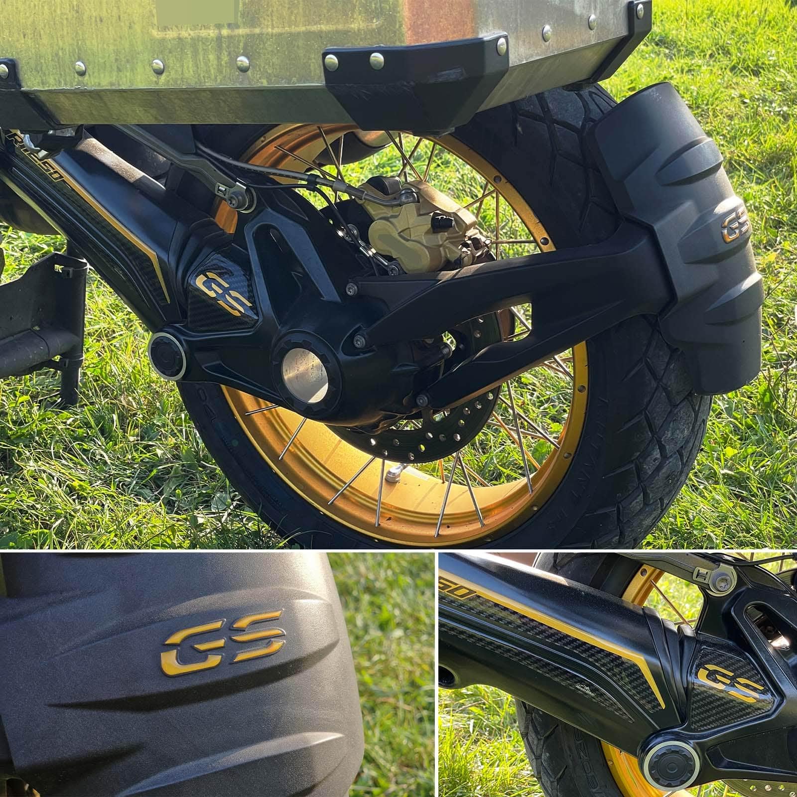 Adesivi 3D compatibili con BMW R 1250 GS Triple Black 2021-2023 Puntale