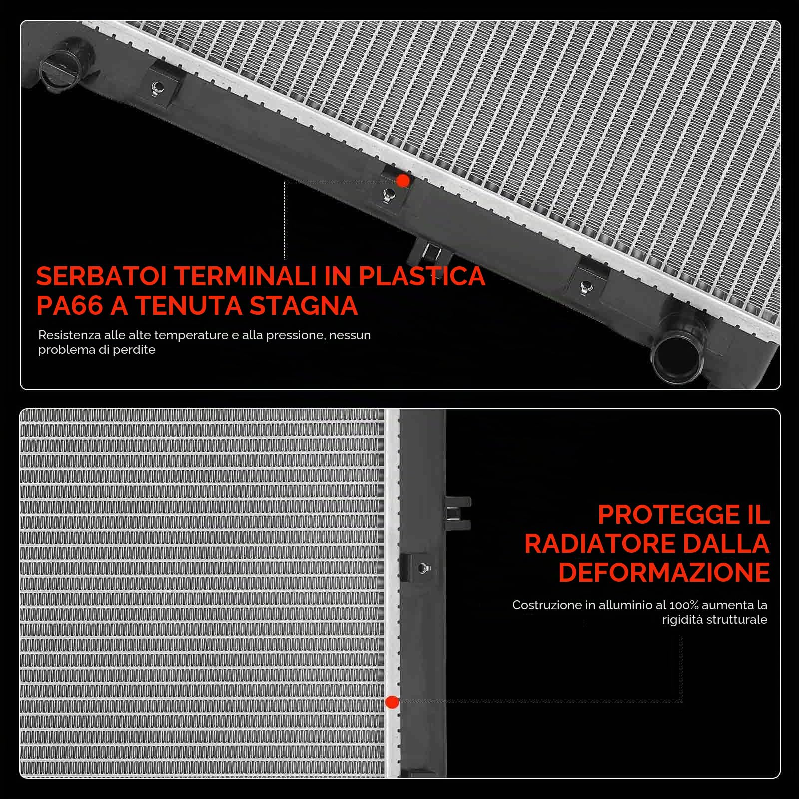 Frankberg Radiatore scambiatore di calore dell'acqua scambiatore di | Compatibile con: Jimny SUV Chiuso SN,Jimny SUV Offen SN