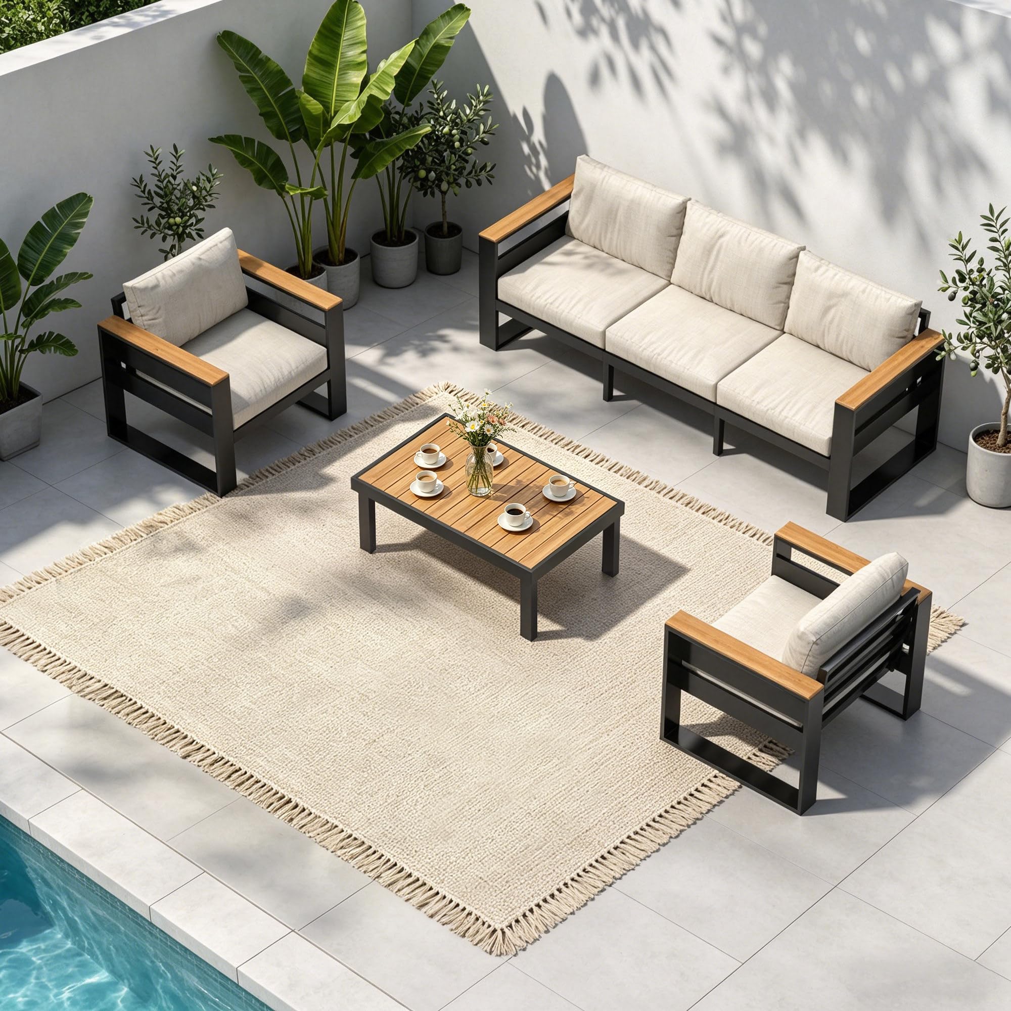 Relax Tree aluminum patio set