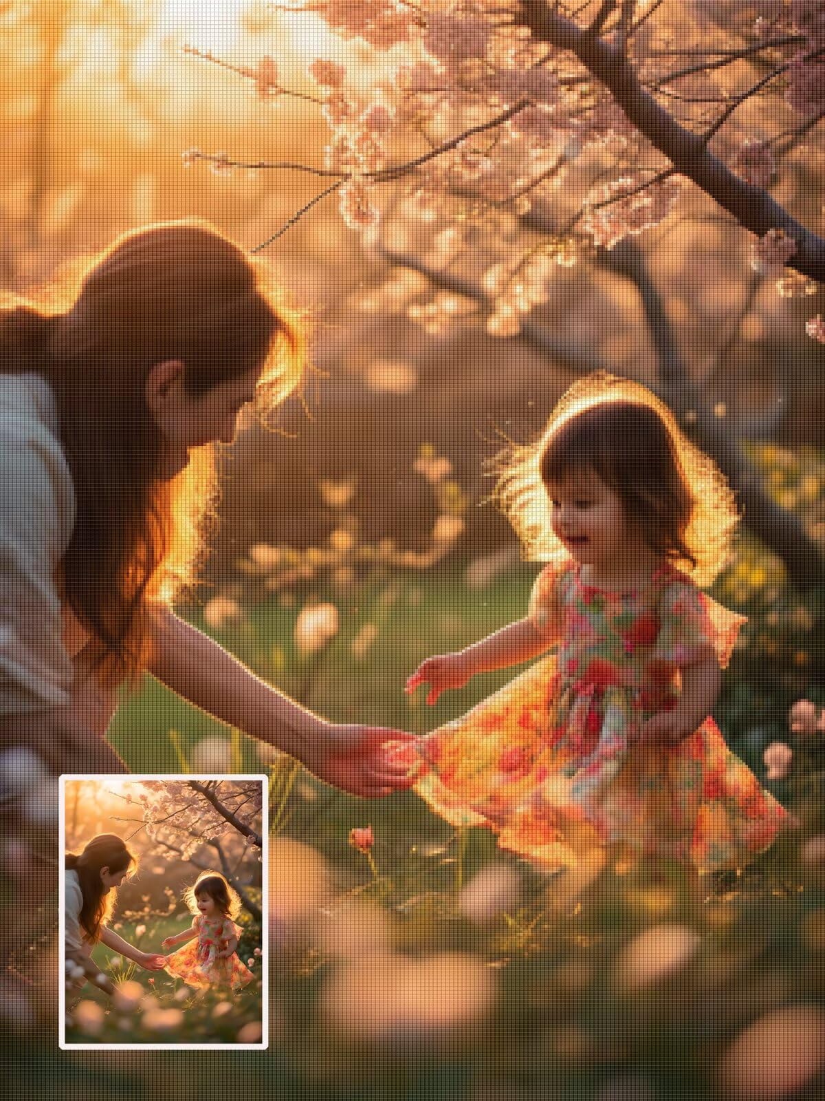 Diamond Painting Personalizzato, 5D DIY Diamond Painting Kit Completo Personalizzato, Kit per Pittura Diamante Personalizzati Con Foto, Mosaico Personalizzata Regalo per Arte Domestica 50x90cm L-287