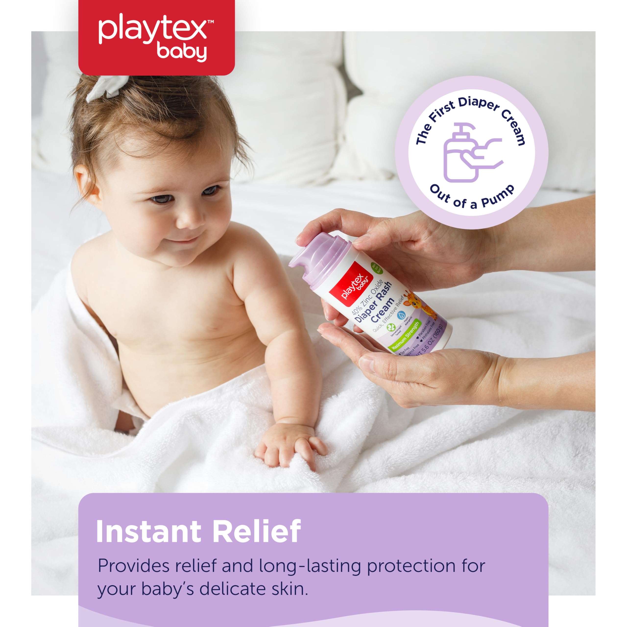 Amazon.com: Playtex Baby Crema para la dermatitis del pañal, 5.6