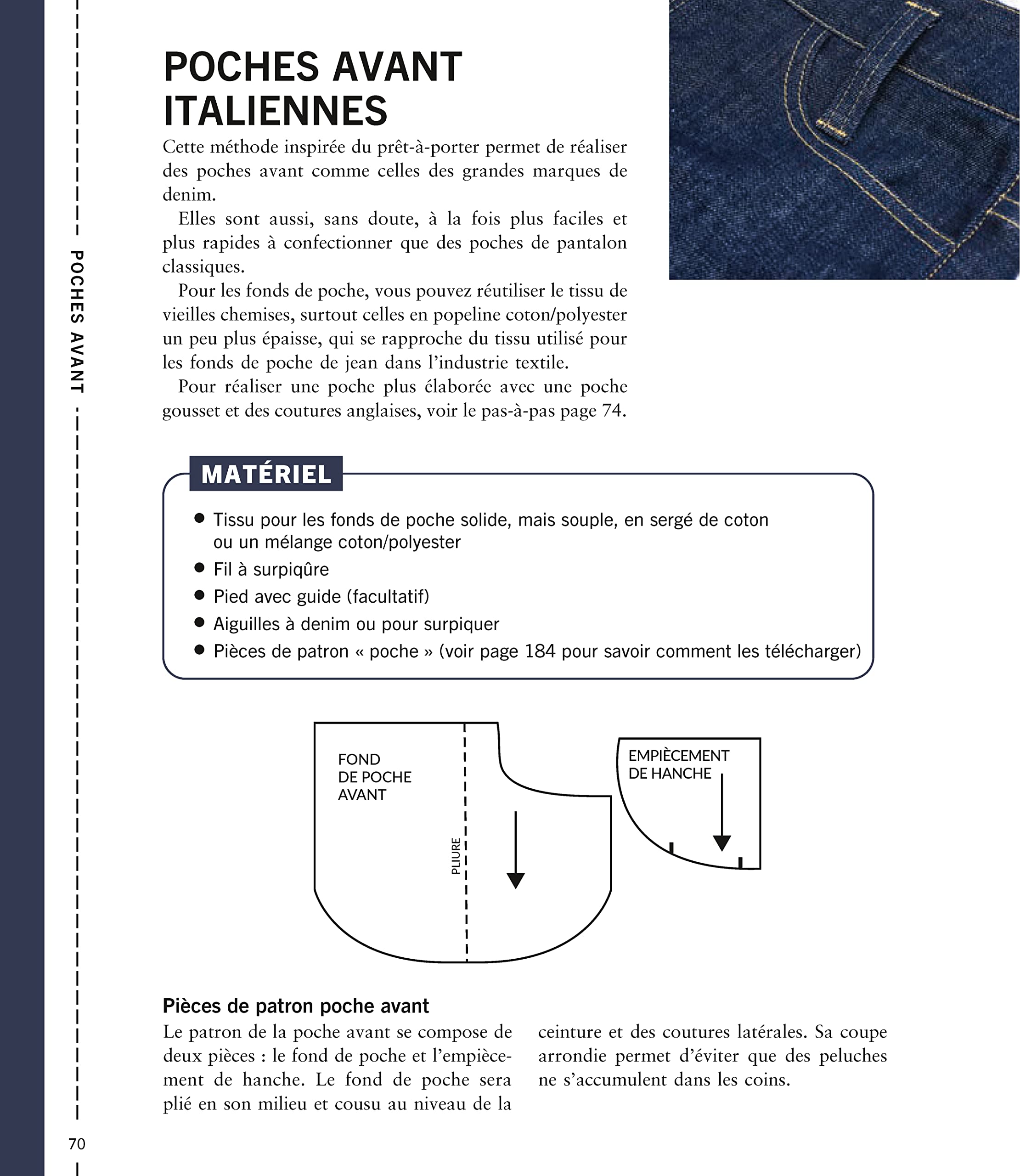 Coudre la toile de jean