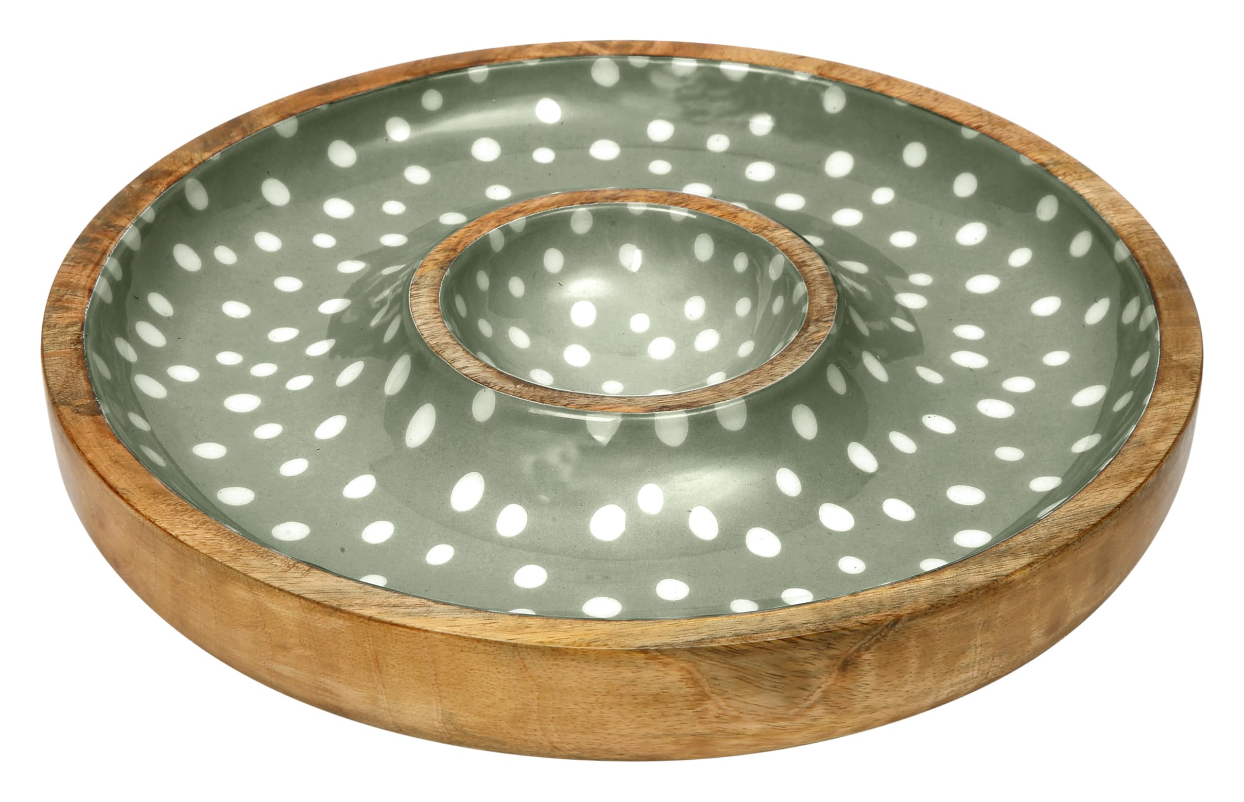 Bol en bois de manguier vert olive Sintra Dexam pour embellir vos tablées d'été