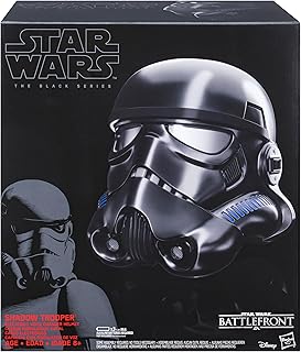 Star Wars The Black Series Shadow Trooper Electronic Premium Helmet, Role Play Item Battlefront