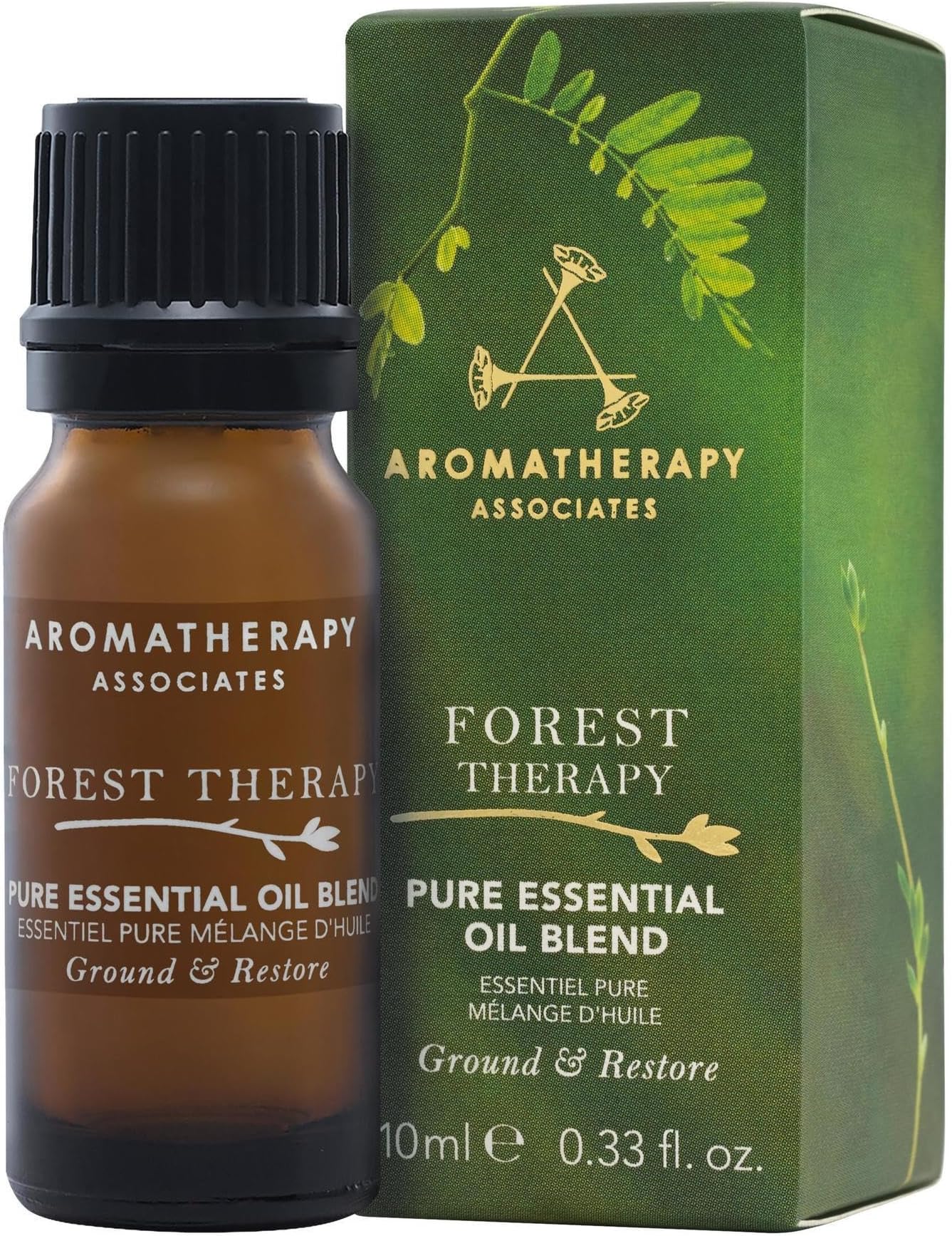 Forest Therapy Pure Essential Oil Blend 10 ml containing Uplifting Pink Pepper, Ho Wood and Cleansing Juniper Berry, Calming Mediterranean Cypress Lemon