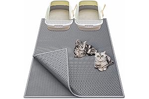36"x30" Litter Box Extra Large Xl Cat Litter Mat, Washable