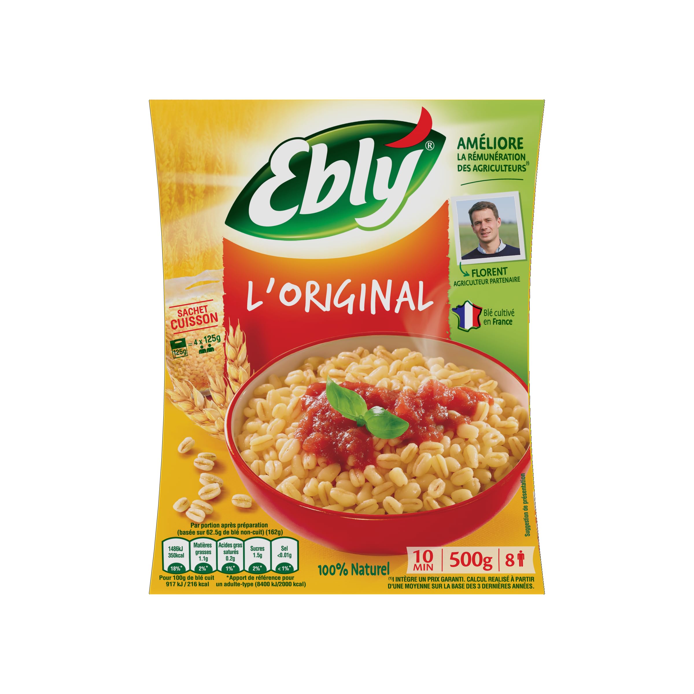 Ebly en bolsa de cocción, 10 minutos, 4 x 125 g